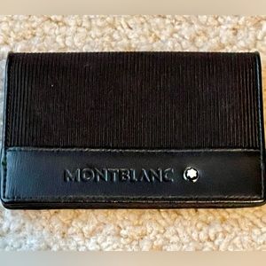 EUC GENUINE MONTBLANC BUSINESS CARD CASE HOLDER - Made in Germany